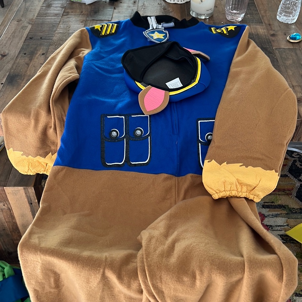 Chase costume paw patrol adult standard size